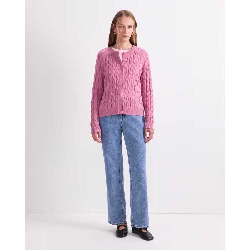 Sportscraft Merino Chunky Cable Cardi image number 1